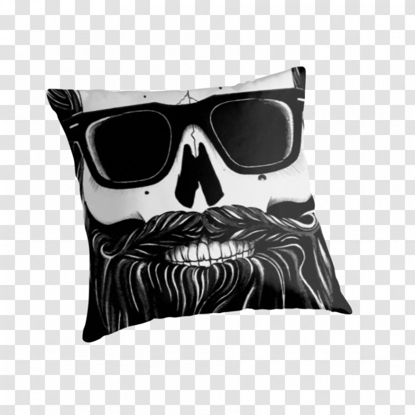 Avenida Flaviano Guimarães Throw Pillows Tool - Em - Bearded Skull Transparent PNG