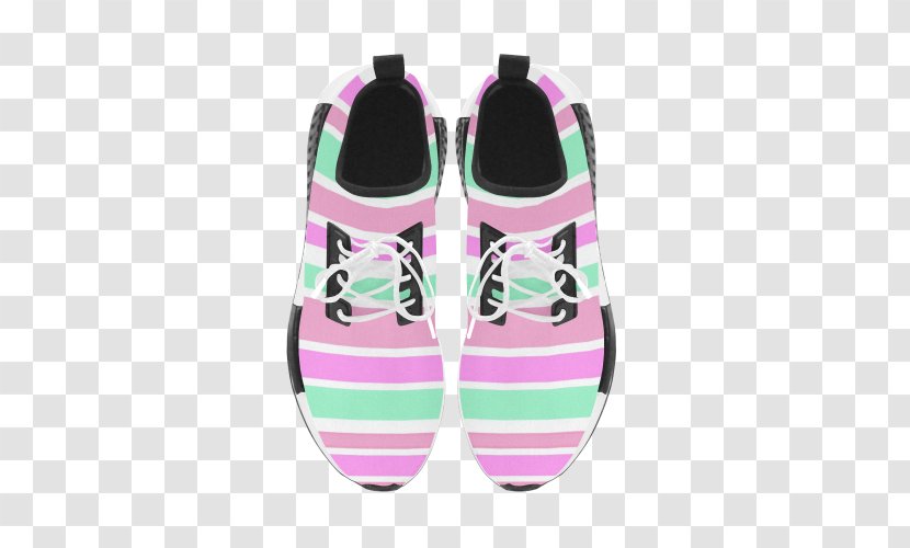 Sneakers Shoelaces Fashion Streetwear - Sewing - Pink Pattern Transparent PNG