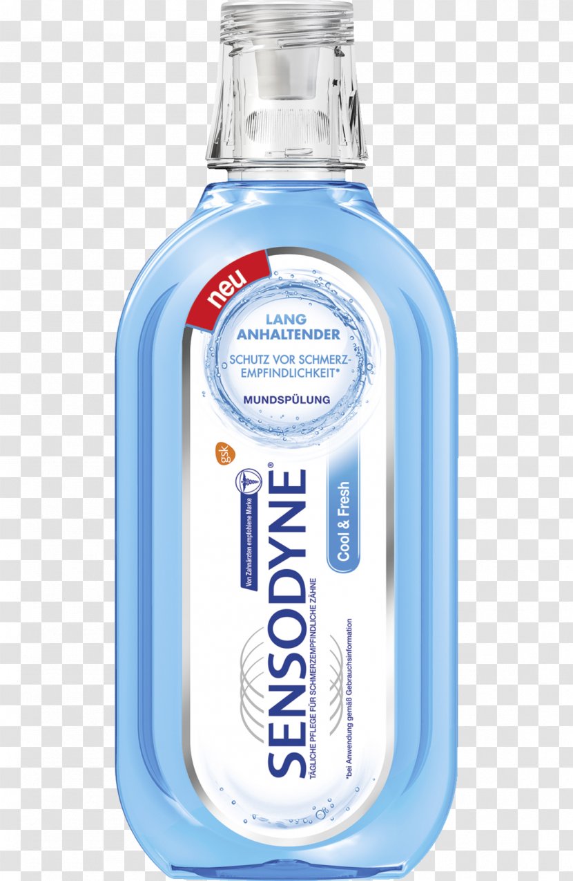 Mouthwash Toothpaste Sensodyne - Fresh And Cool Transparent PNG