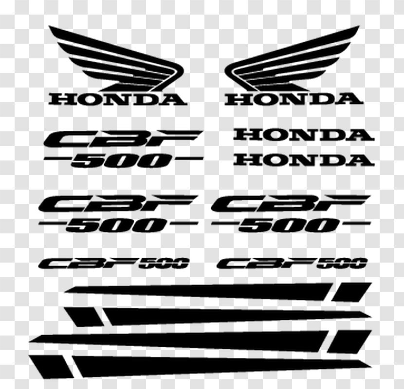 Honda Logo CB500 Twin Sticker CB600F - Cbf125 Transparent PNG