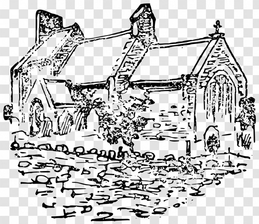 Wales Line Art Clip - Church Transparent PNG