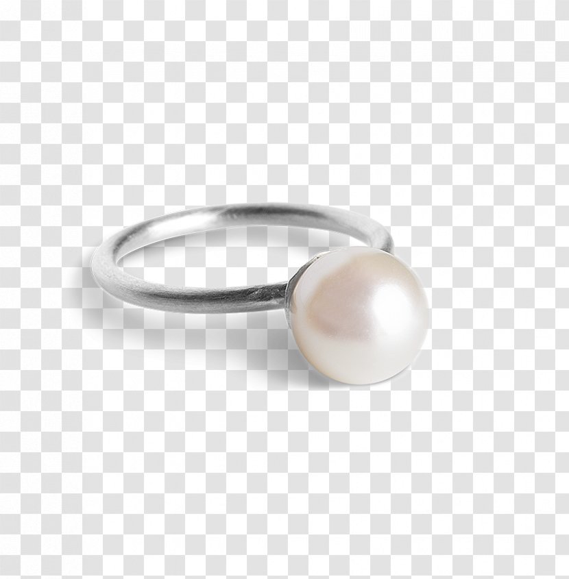 Pearl Earring Sterling Silver - Ring Transparent PNG