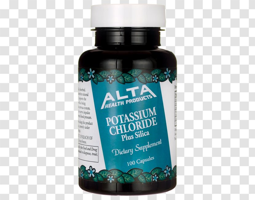 Dietary Supplement Alta Health Potassium Chloride Tablet Magnesium - Silica Horsetail Herb Transparent PNG