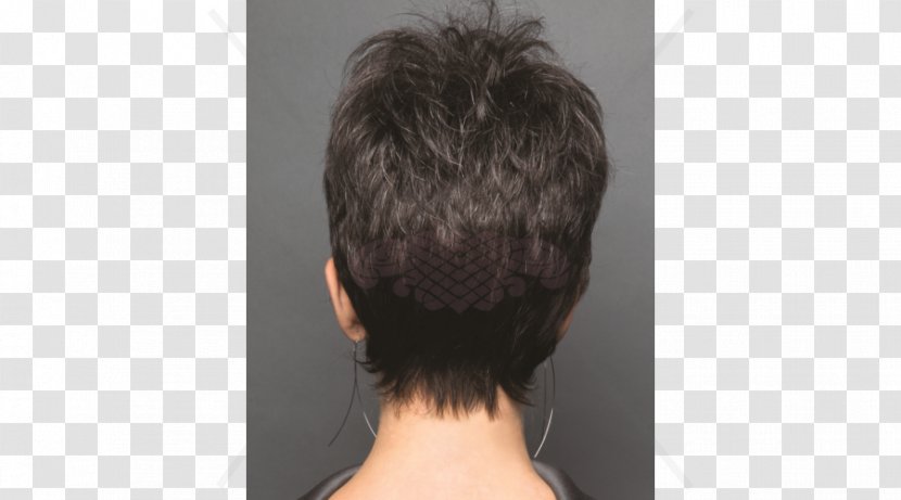 Black Hair Lace Wig Long - Neck Transparent PNG