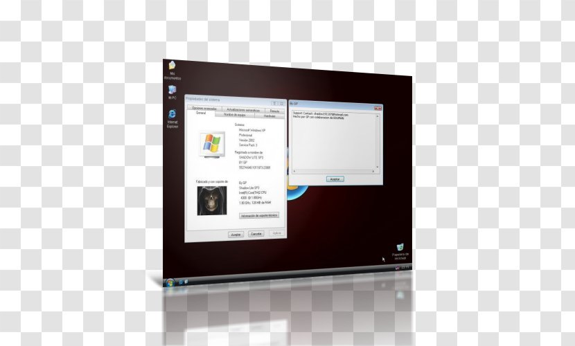 Computer Software The Shadow Windows XP Monitors - Microsoft Transparent PNG
