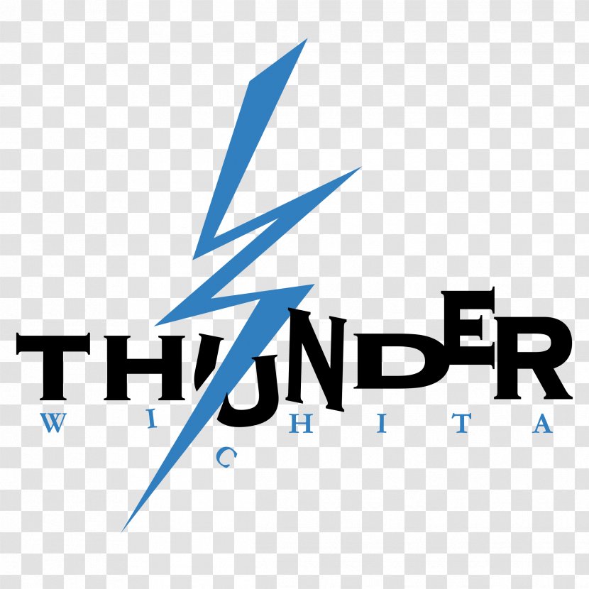 Oklahoma City Thunder Logo Wichita - Blue - Vector Transparent PNG