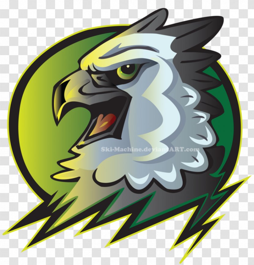 Logo Harpy Eagle - Mythical Creature Transparent PNG