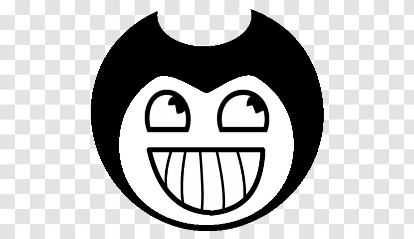 Bendy And The Ink Machine Smiley Mouth 0 - Friendly Demon - Face Transparent PNG