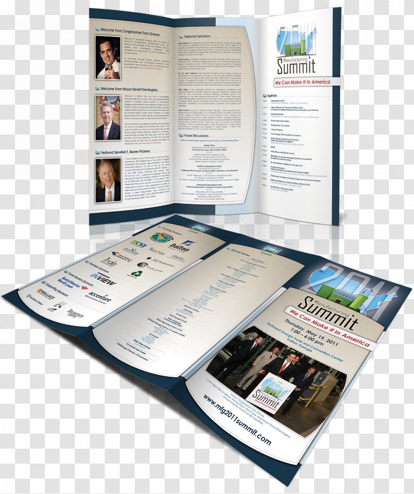 Brochure Brand Printing - Trifold Design Transparent PNG