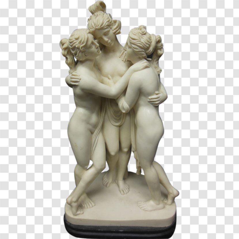 The Three Graces Statue Marble Sculpture Classical - Female Transparent PNG