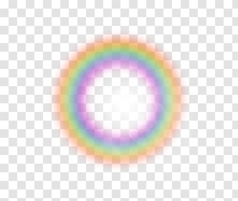 Rainbow Light Circle Disk Violet - Painting Transparent PNG