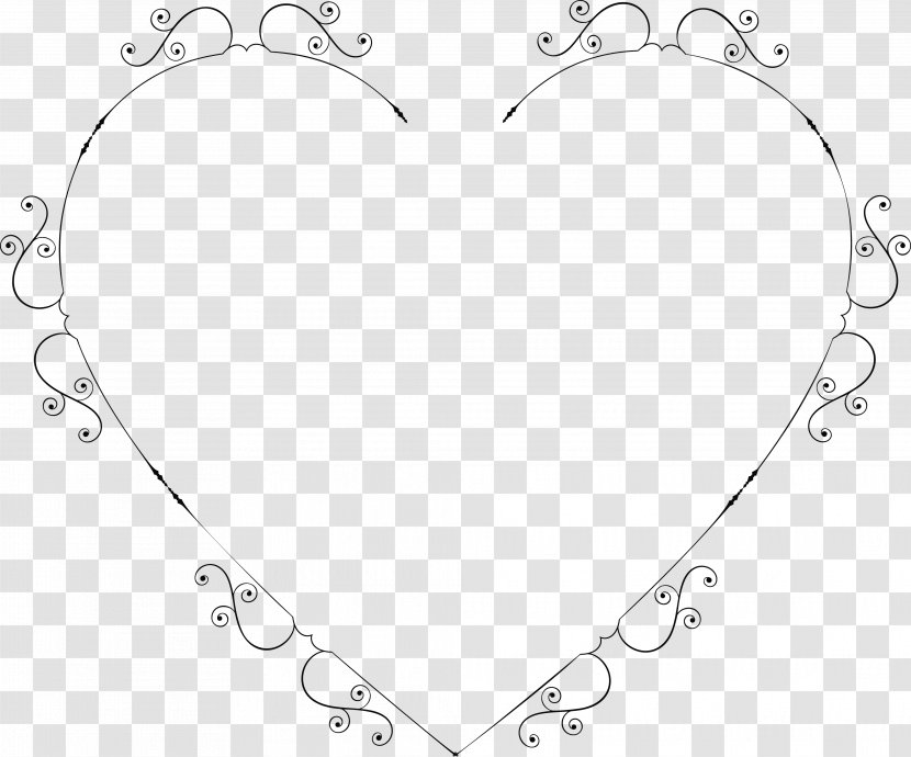 Picture Frames Love Clip Art - Heart - Swirl Transparent PNG