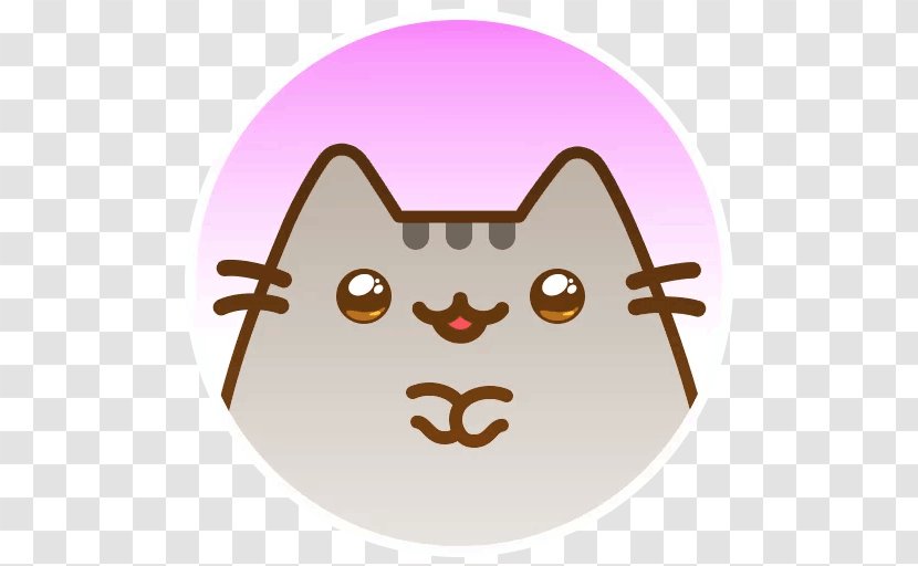 Cat Pusheen YouTube Desktop Wallpaper - Watercolor Transparent PNG