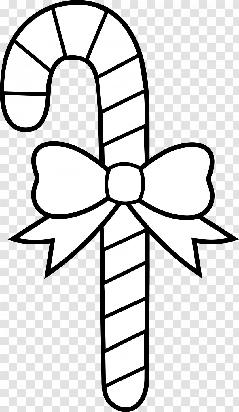 Black Ribbon And White Clip Art - Gift - Christmas Line Drawing Transparent PNG