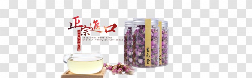 Flowering Tea Chrysanthemum Poster Taobao - Tmall - France Rosebuds Transparent PNG