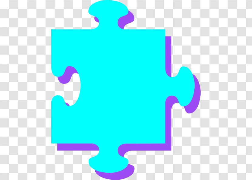 Jigsaw Puzzles Puzz 3D Clip Art - Artwork - Light Blue Transparent PNG