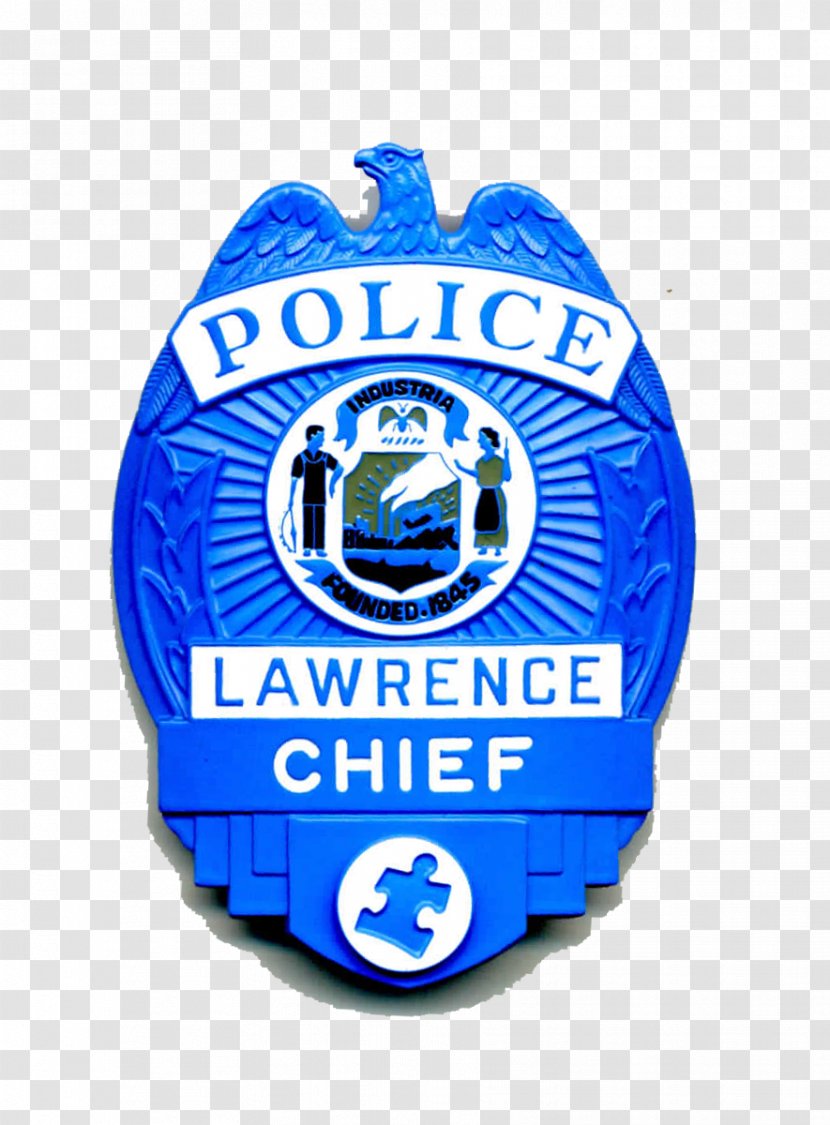 Badge Lawrence Police Department Officer Auxiliary Transparent PNG