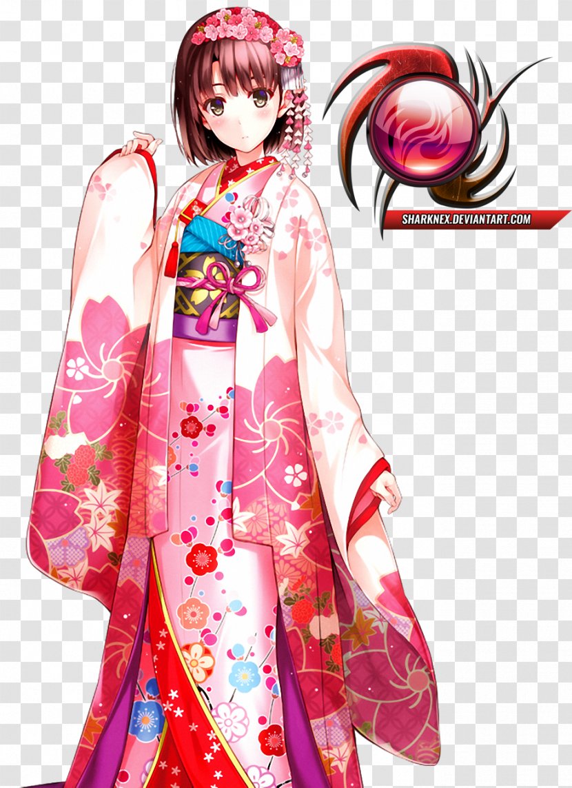 Kimono Clothing Saekano: How To Raise A Boring Girlfriend Fate/stay Night Aniplex - Tree Transparent PNG