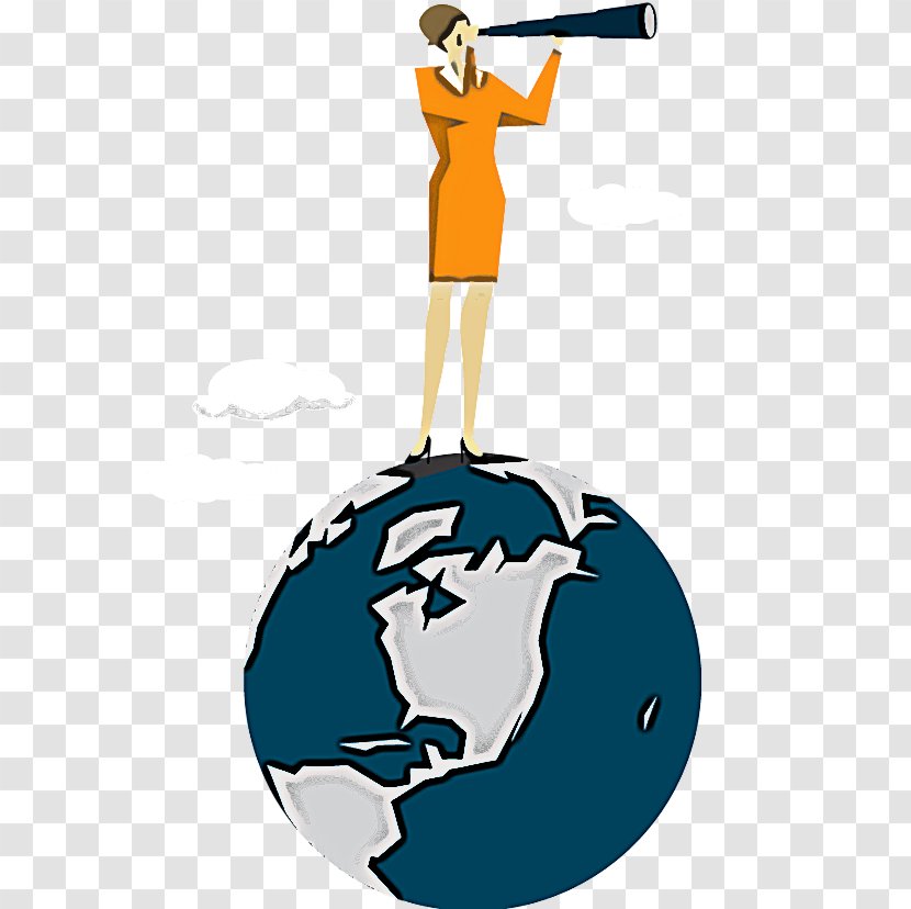 Cartoon World Logo Transparent PNG