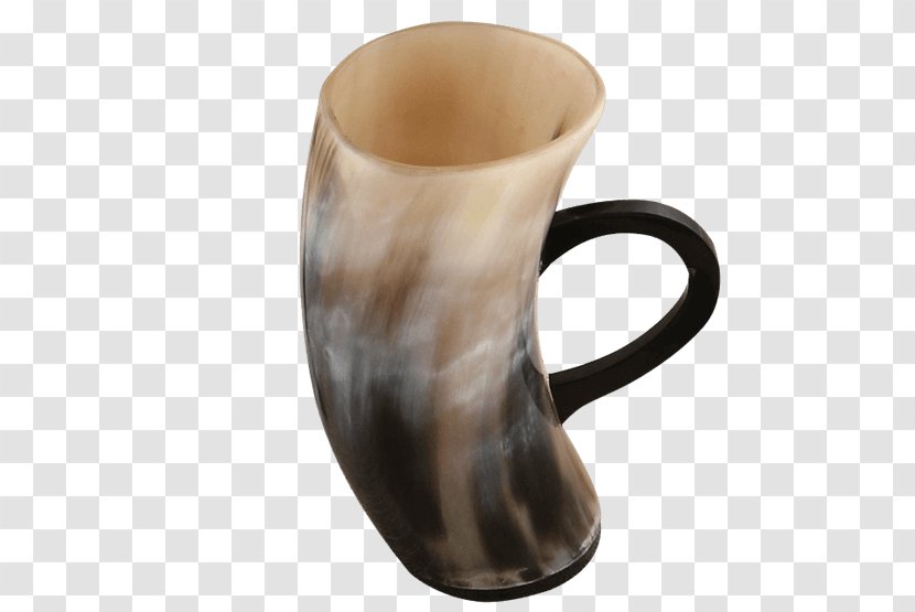 Beer Glasses Mug Mead Drinking Horn - Tableware - A Cup Of Transparent PNG