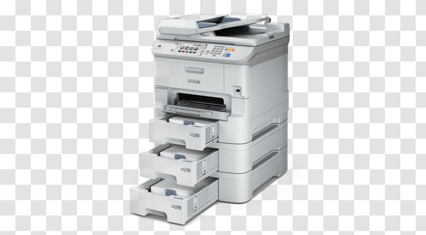 Printer Epson Inkjet Printing Wi-Fi - Photocopier Transparent PNG