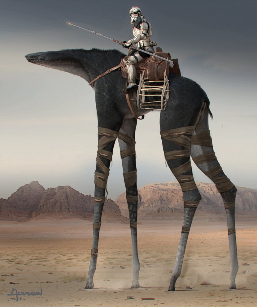 K-2SO The Art Of Rogue One: A Star Wars Story Concept - Holy City Jedha - Camel Transparent PNG
