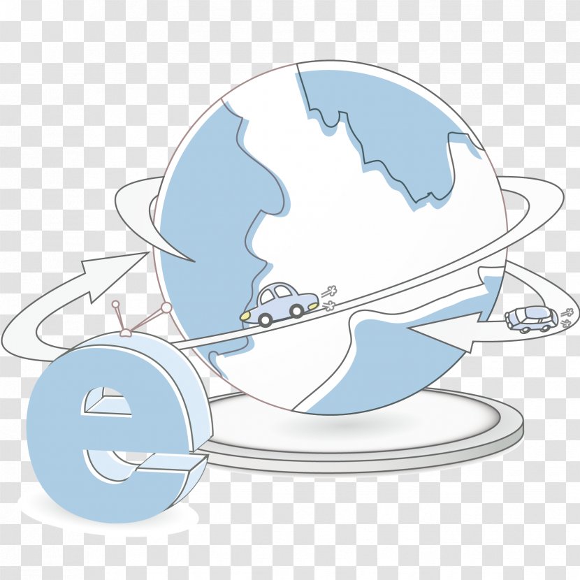 Arrow Technical Illustration - Water - Vector Blue Earth Transparent PNG
