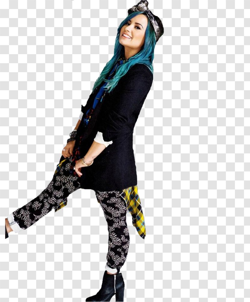 Nylon Here We Go Again Celebrity Song Demi - Lovato - Tights Transparent PNG
