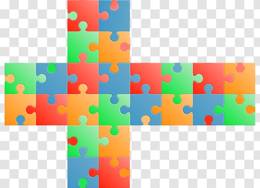 Jigsaw Puzzles Cube V-Cube 7 - Cross Standard Transparent PNG