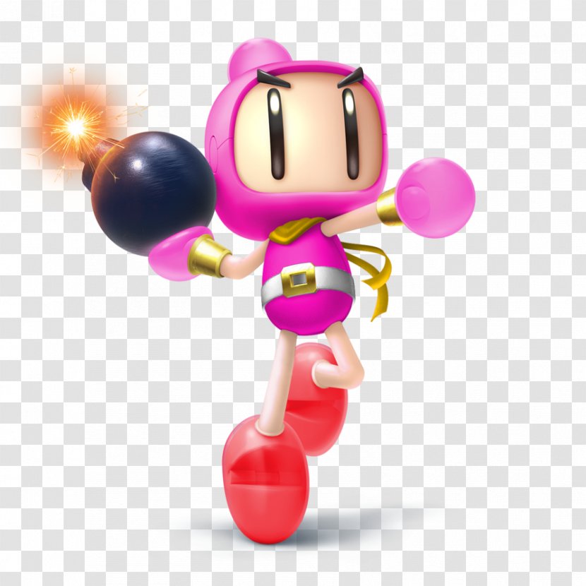 Super Bomberman R Blast Nintendo Switch Video Game - Pink Transparent PNG