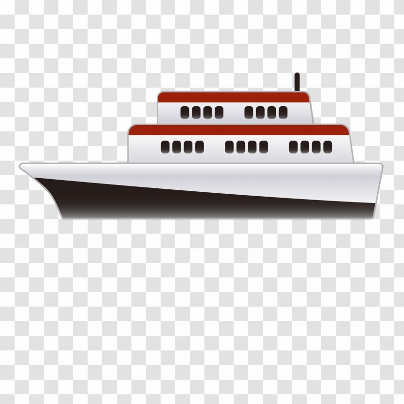 Ship Watercraft - Vector Transparent PNG