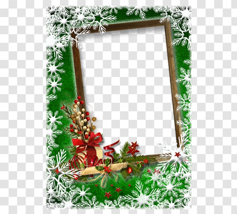 Christmas Card New Year Picture Frame Greeting - Romantic Transparent PNG