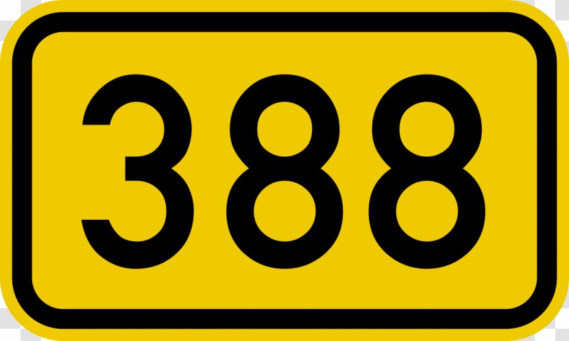 Number Image Logo - Signage - Bundesstrasse Transparent PNG