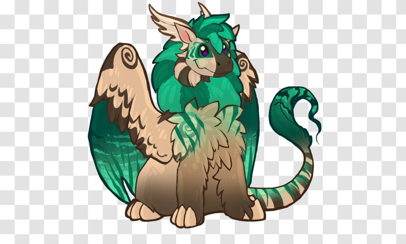 Cat Dragon Tail Clip Art - Mythical Creature Transparent PNG