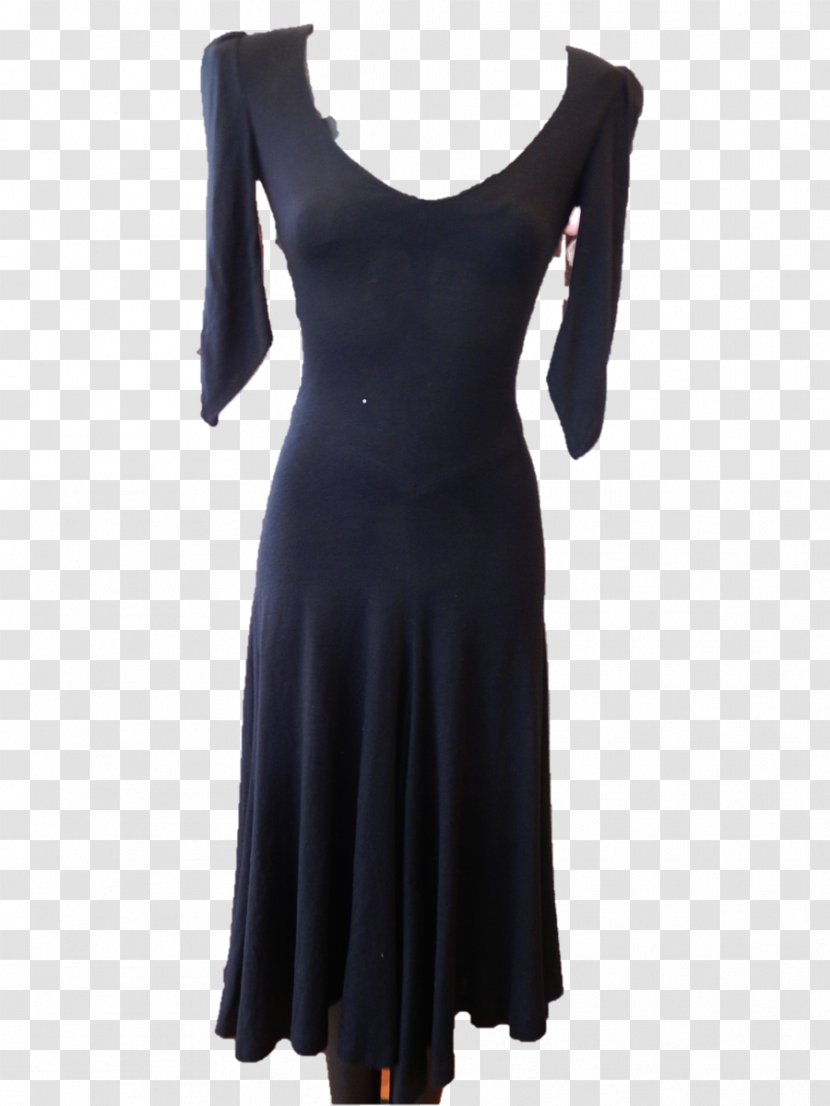 Little Black Dress Clothing Fashion Velvet - Shoulder Transparent PNG