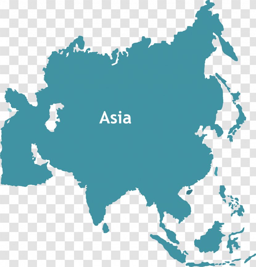 Asia Europe Globe World Map - Mercator Projection Transparent PNG