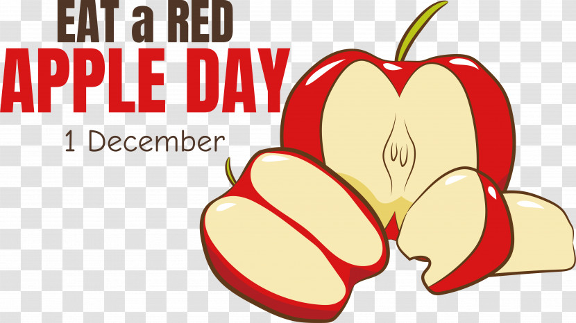 Red Apple Eat A Red Apple Day Transparent PNG