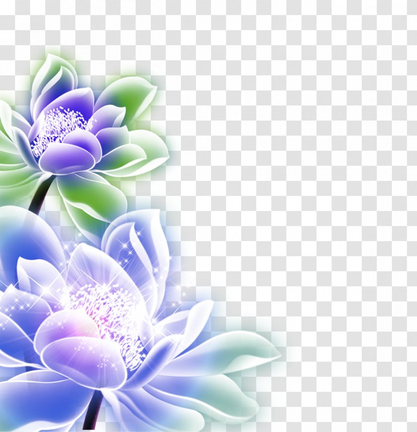 Mooncake Mid-Autumn Festival Poster Download - Flowering Plant - Purple Dream Lotus Decoration Pattern Transparent PNG