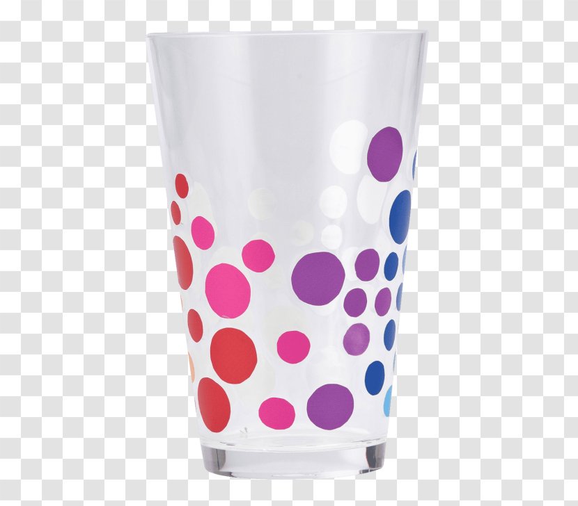 Plastic Cup Highball Glass - Pink Transparent PNG