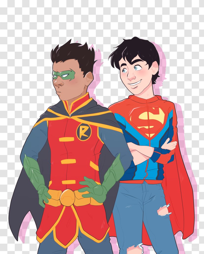 Superman Super-Sons Damian Wayne DeviantArt Supergirl - Fiction Transparent PNG
