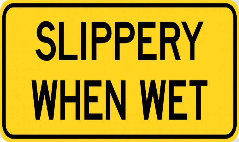Traffic Sign Warning Wet Floor Road - Logo Transparent PNG
