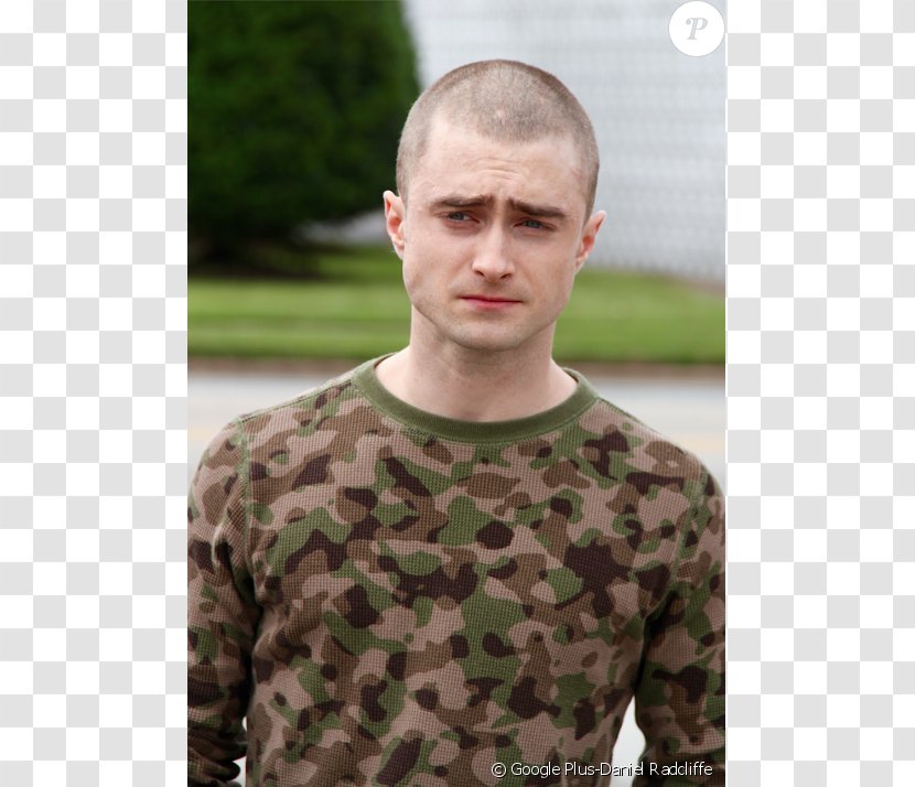 Daniel Radcliffe Imperium Nate Foster Head Shaving - Neck Transparent PNG