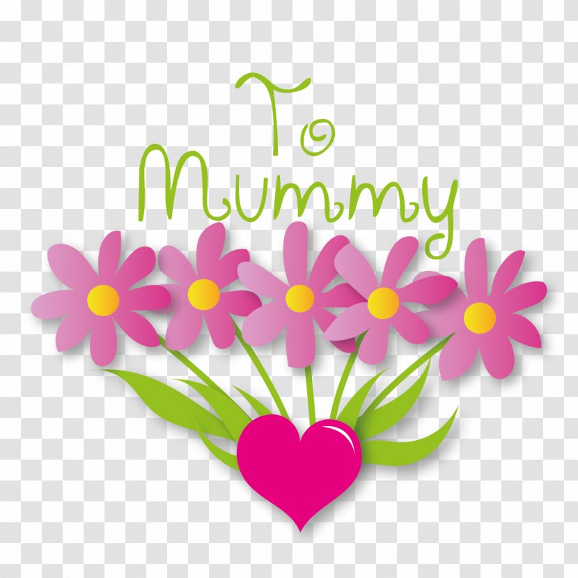 Mother's Day Flower Graphic Designer - Mothers Transparent PNG