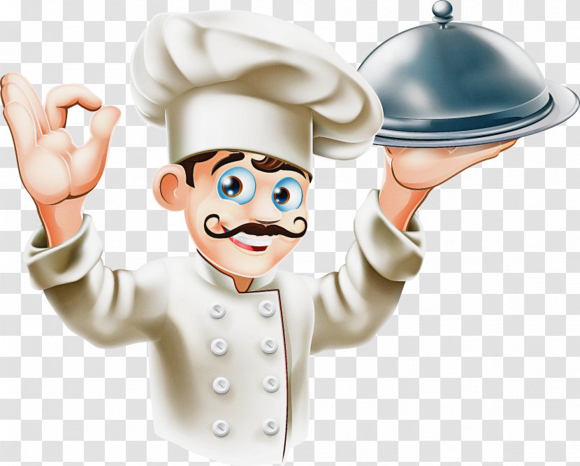 Cartoon Cook Chef Gesture Finger - Chief Transparent PNG