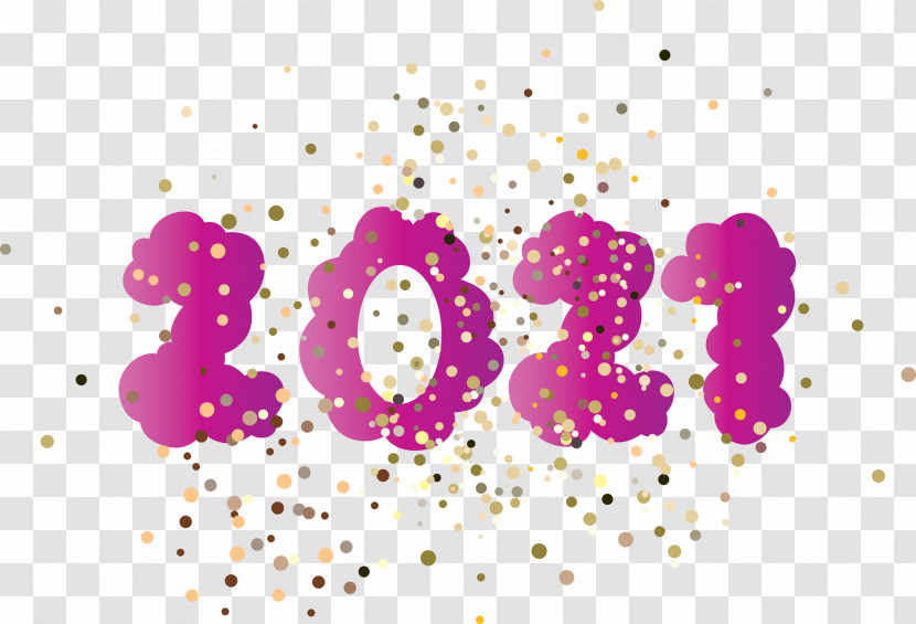 2021 Happy New Year 2021 New Year Transparent PNG