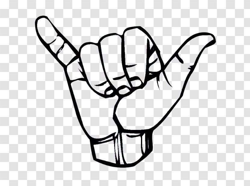 American Sign Language Shaka Y Irish - Symbol Transparent PNG