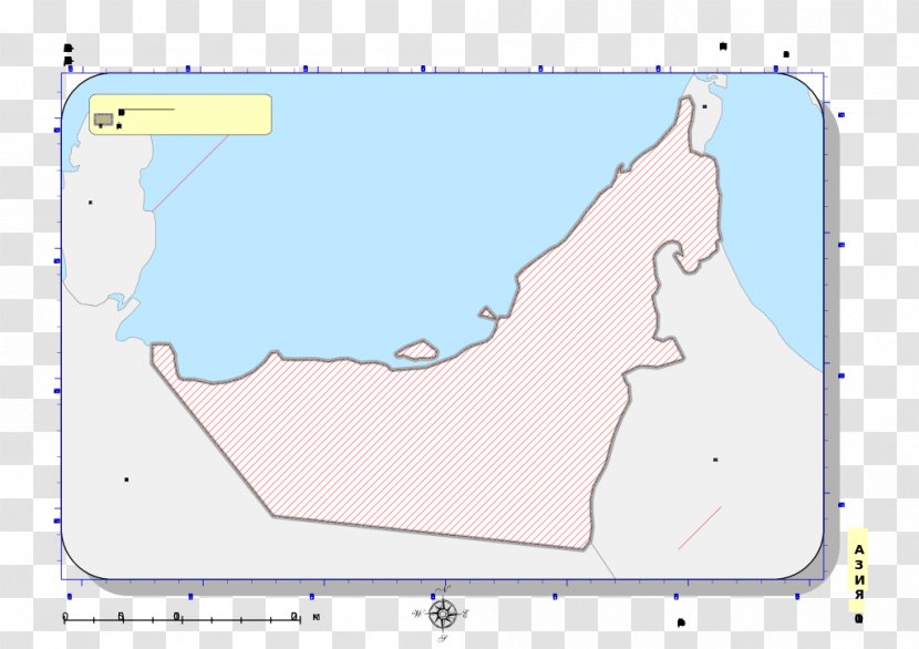 Blank Map Flag Of The United Arab Emirates Dubai-Abu Dhabi Highway Line - Blue Transparent PNG