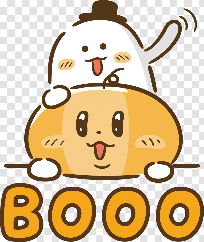 Booo Happy Halloween Transparent PNG