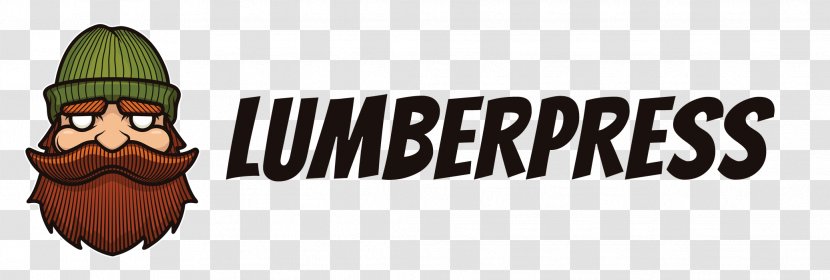 Lumber Press Logo Web Design - Text - Wood Timber Transparent PNG