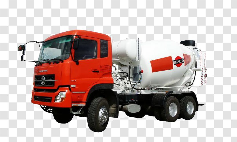 Commercial Vehicle Betongbil Car Cement Mixers Chassis Transparent PNG